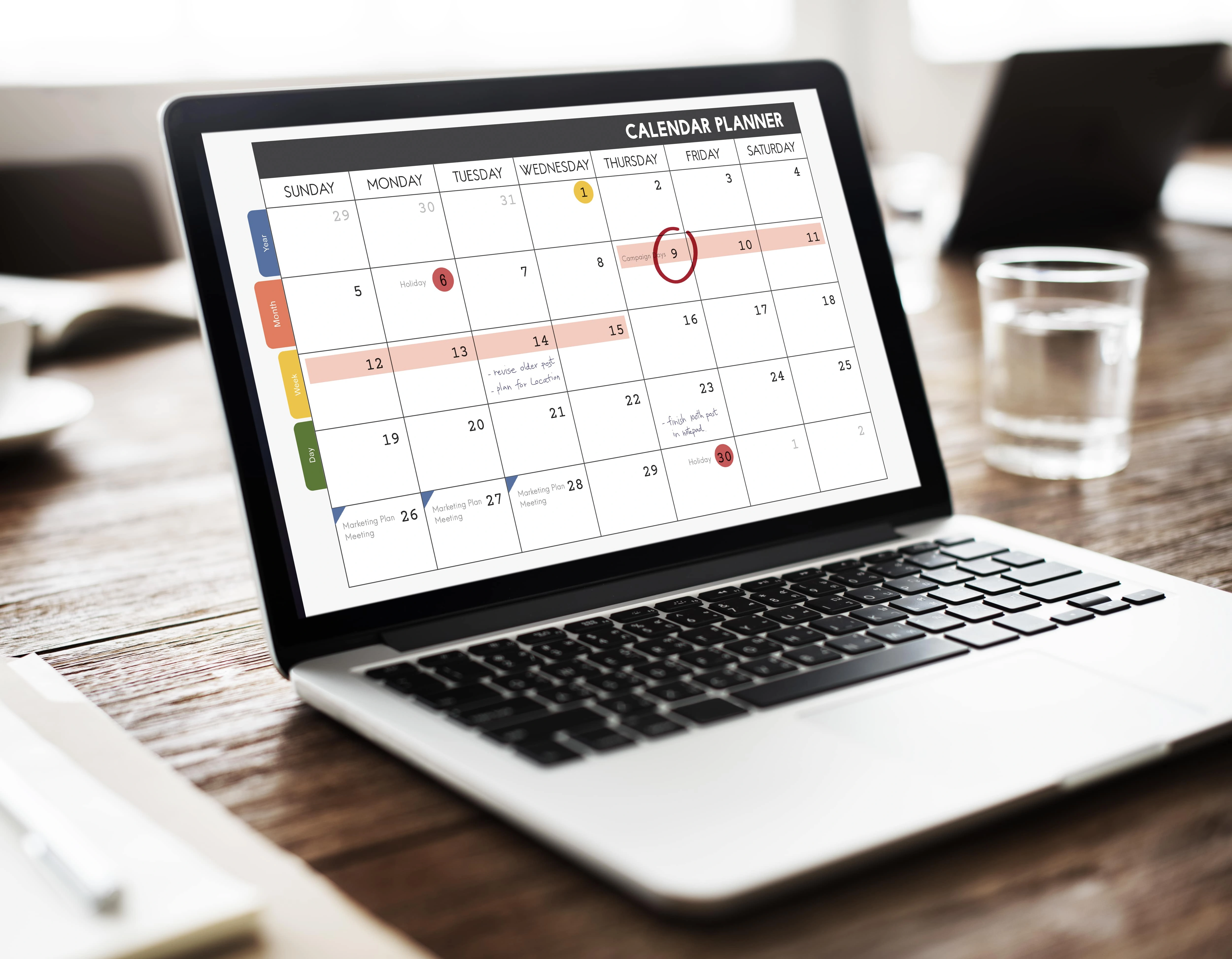 Logiciel CRM module calendrier